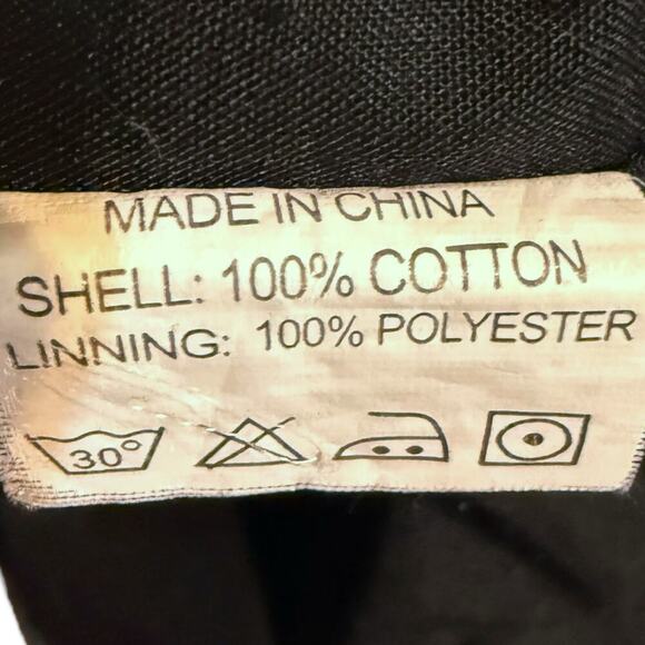 Blac Label 68 Shacket Mens Black Gold Embroidered Skulls Iron Cross Shirt ~XL - Picture 8 of 9